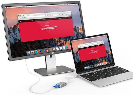 Usb-c/type-c To Vga Hd Converter 1080p Laptop Connecting Display Mobile Phone Same Screen Line