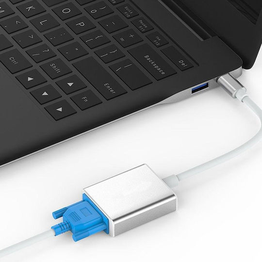 Usb-c/type-c To Vga Hd Converter 1080p Laptop Connecting Display Mobile Phone Same Screen Line