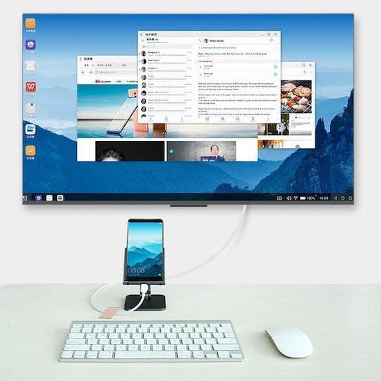 Usb-c/type-c To Vga Hd Converter 1080p Laptop Connecting Display Mobile Phone Same Screen Line