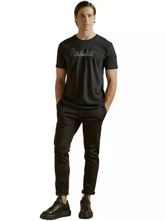 Guy Laroche Ανδρικό T-shirt Κοντομάνικο Black