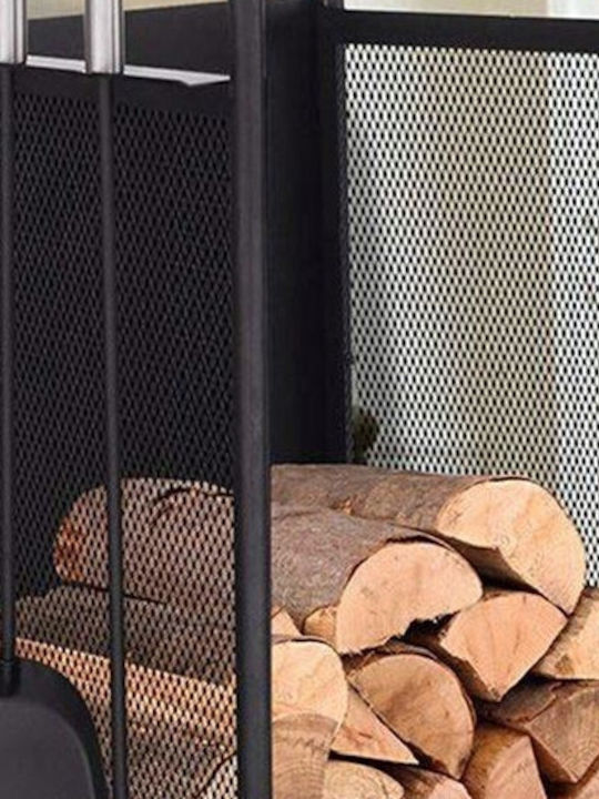 Strend Pro Lemn Raft Depozitare lemne 60x35x35cm Gri