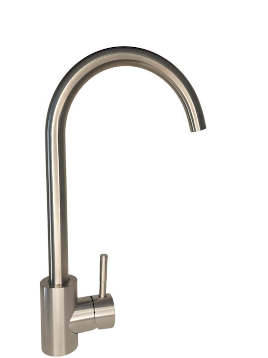 NEO Kitchen Faucet Tall Counter Silver