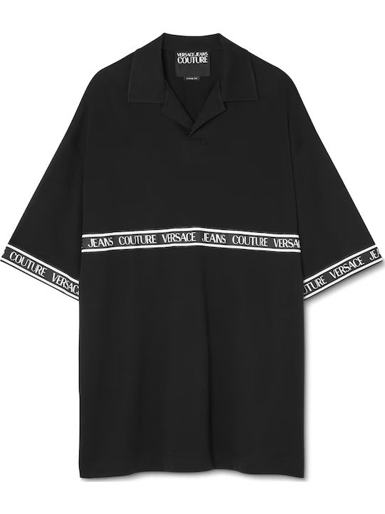 Polo Short Sleeve Blouse Black