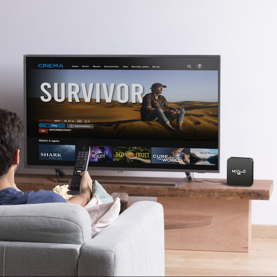 TV Box E139 4K Ultra HD with Wi-Fi 1GB RAM and 1GB Storage with Operating System Android 7.1