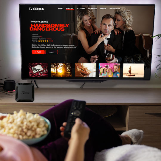 TV Box E088 4K UHD With Wi-Fi 16GB RAM And 16GB Storage With Android Operating System