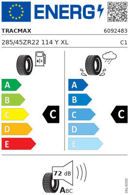 Tracmax X Privilo Rs-01 285/45R22 114Y XL Θερινό Λάστιχο για Επιβατικό Αυτοκίνητο