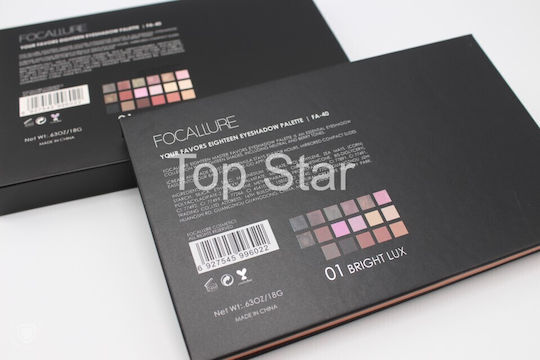 Focallure We Care Your Favors 18-part Eye Shadow Kit 01 Bright Lux