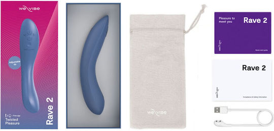 We-Vibe Δονητής G-Spot με Απομακρυσμένο Έλεγχο 21.7cm Μπλε