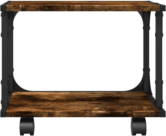 vidaXL Rafturi de baie Raft Baie Lemn 41x28x33.5cm Maro