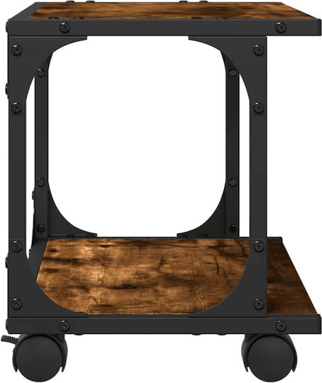 vidaXL Rafturi de baie Raft Baie Lemn 41x28x33.5cm Maro