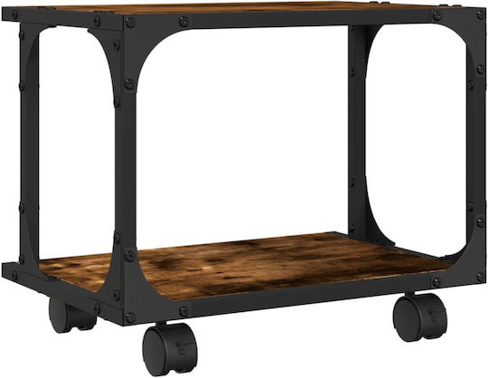 vidaXL Rafturi de baie Raft Baie Lemn 41x28x33.5cm Maro