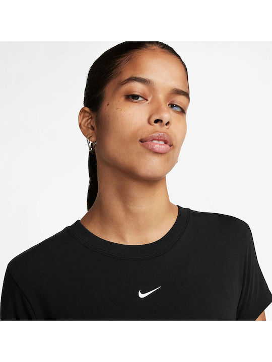Sportswear Women's Athletic Crop T-shirt Black