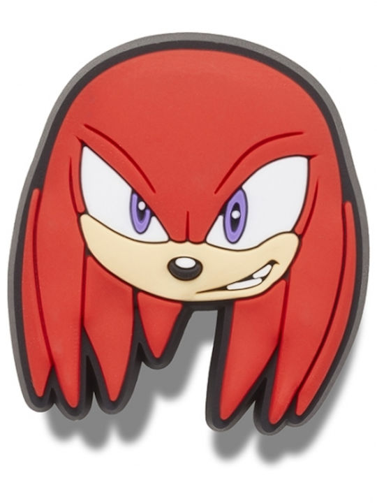 Καρφιτσα Crocs Jibbitz Sonic Hedge Hog Knuckles Κόκκινο 10011-909
