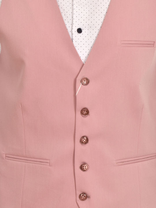 Men's Vest Rosewood Pink