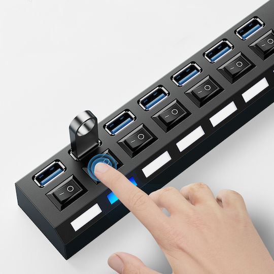 Hub 7 Θυρών USB 3.0 με σύνδεση USB-A
