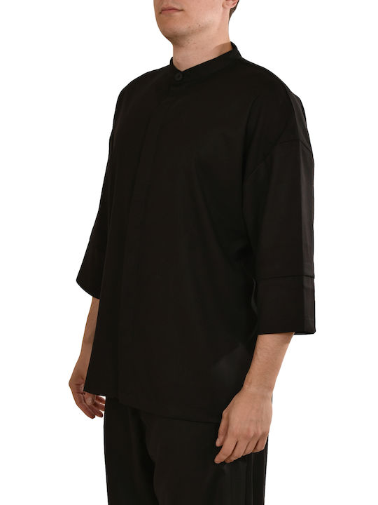 Diverse System Men's Shirt Long Sleeve Black