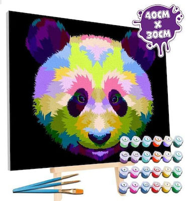 Paint by Numbers Canvas Panda Pbnpan