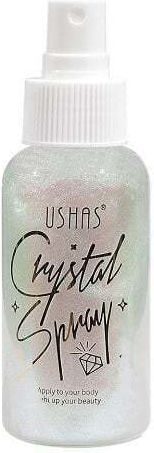 Spray iluminator pentru corp Ushas Crystal 03, 80 ml
