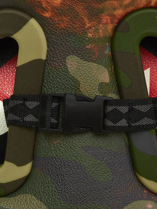 Sprayground Z393 Δερματίνης Fire Camo Sprayground Z393 Δερματίνης Fire Camo
