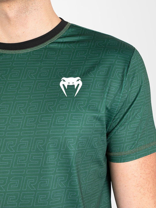 Venum Herren Kurzärmlig T-Shirt VENUM-04970-015 für MMA Grün