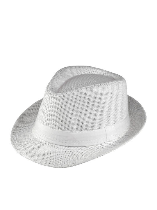 Α&Κ Παιδικό Καπέλο Καβουράκι Ψάθινο Λευκό