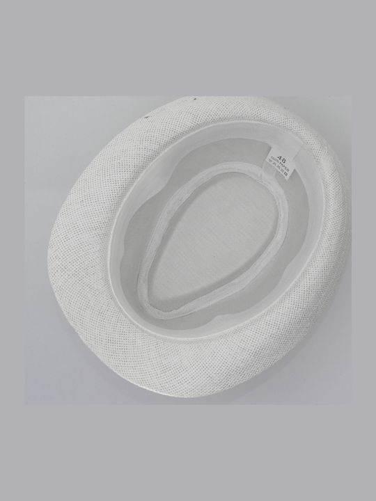 A&K Kids' Hat Fedora Straw White