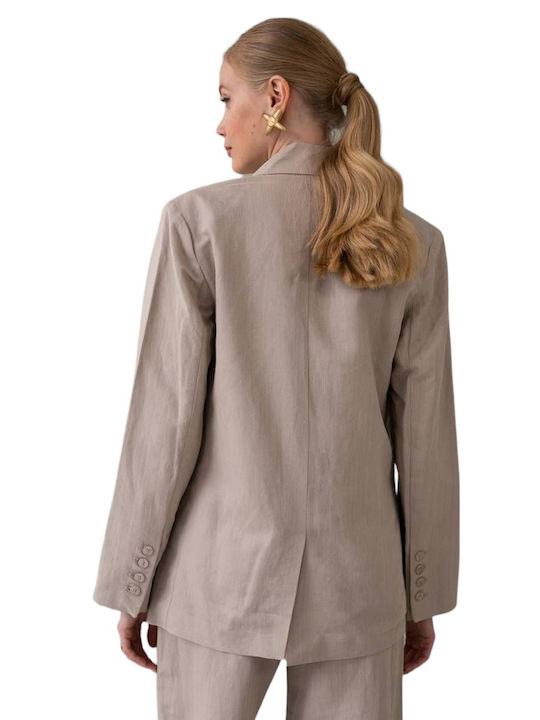 Mind Matter Philippa Damen Blazer Beige