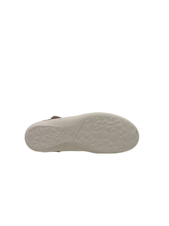 Safe Step Damen Ballerinas in Beige Farbe