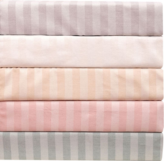 Viopros Set Pillowcases with Envelope Cover Beige 50x70cm