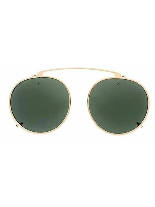 Vuarnet Sunglasses Χρυσά with Metal Frame & Green Lens Vuarnet Sunglasses Χρυσά with Metal Frame & Green Lens