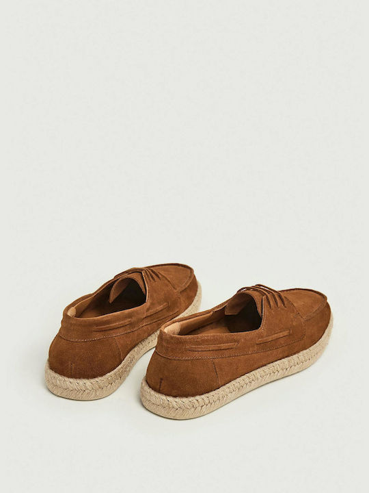 Hackett Wildleder Herren Espadrilles in Braun Farbe