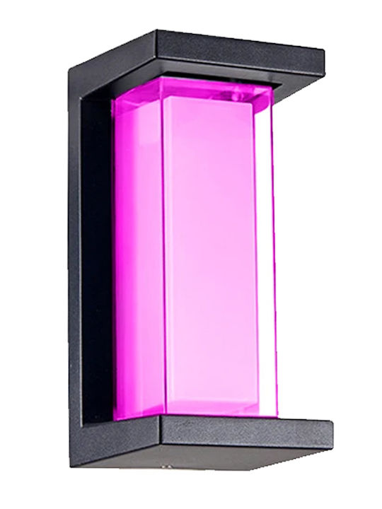 Στεγανό Επιτοίχιο Εξωτερικό Φωτιστικό LED 20W 14x14εκ.
