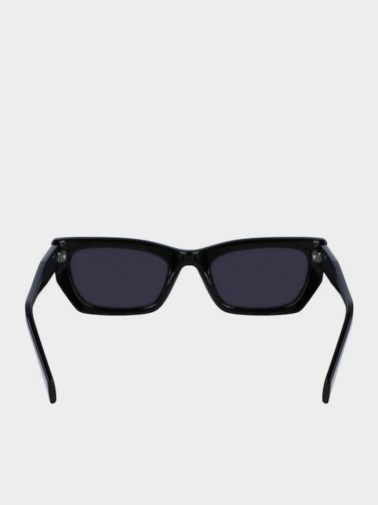 Liu Jo Women's Sunglasses with Black Plastic Frame and Black Lens