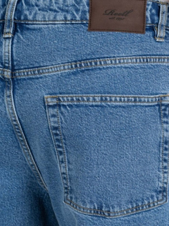 Pantalon De Blugi Pentru Bărbați Cu Fit Relaxed Baggy Albastru