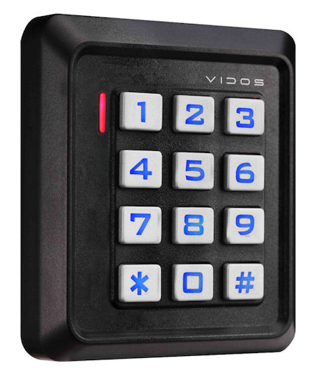 Vidos Access Control για Πρόσβαση με Κωδικό και Κάρτα