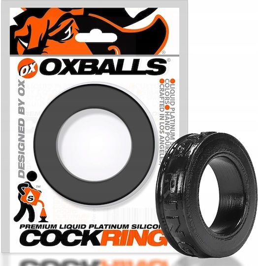 Oxballs Ring Schwanz Silikon Schwarz