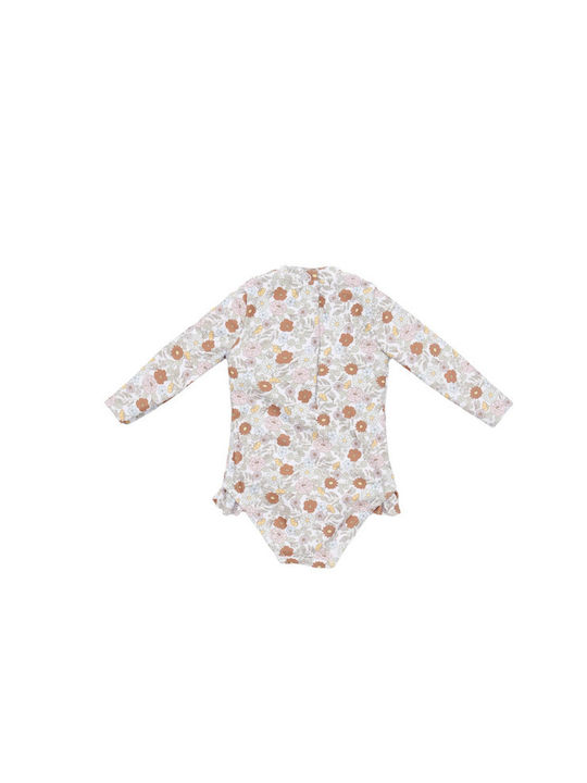 Little Dutch Kids Swimwear Full-body Sunscreen (UV) with Long Sleeve Vintage Little Flowers Vintage Little Flowers