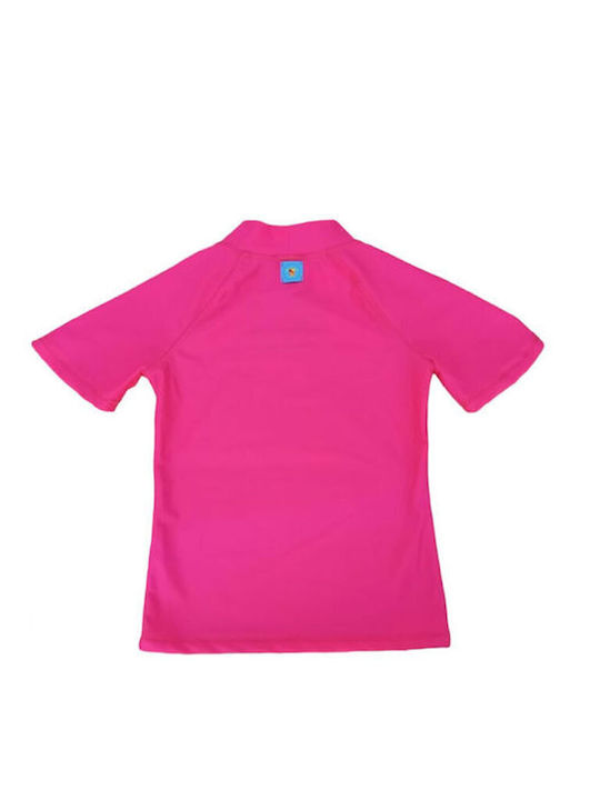 Tortue Kinder Badeanzug UV-Schutz (UV) Shirt Fuchsia