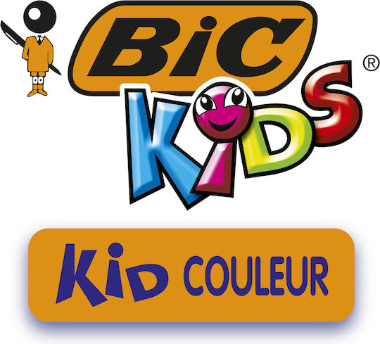 BIC Kids Couleur Μαρκαδόροι Ζωγραφικής Λεπτοί, Πλενόμενοι Σετ 12 χρώματα