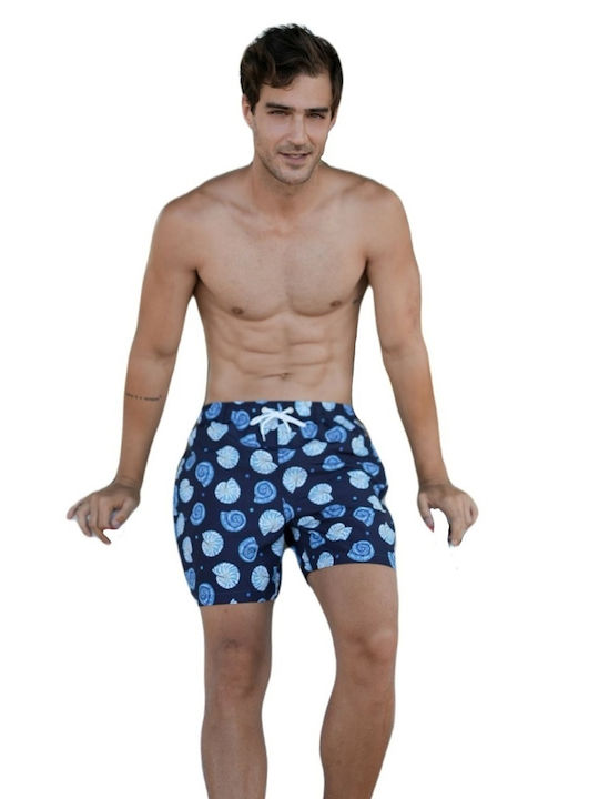 Solano Swimwear Herren Badebekleidung Bermuda Blau