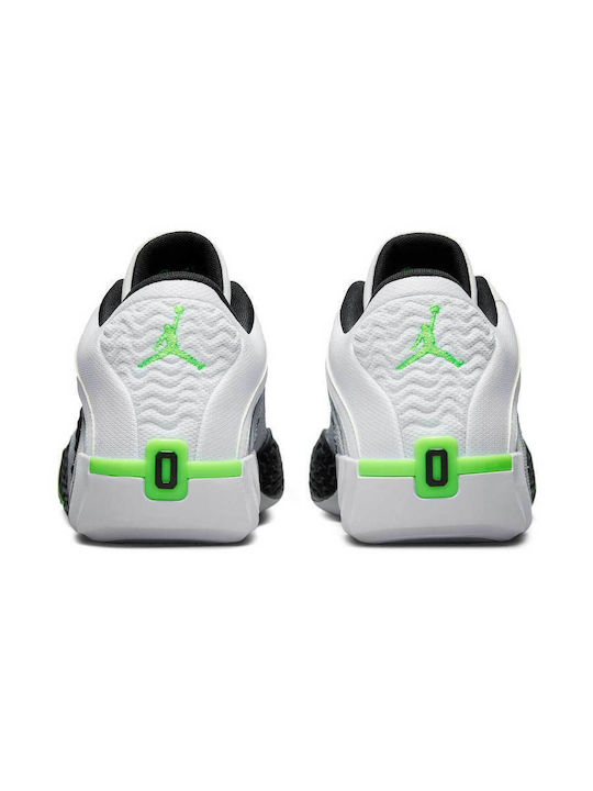 Tatum 2 Low Basketball Shoes White / Black / Wolf Grey / Electric Green