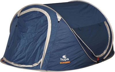 Hupa Luna 3P Αυτόματη Σκηνή Camping Pop Up Μπλε 4 Εποχών για 3 Άτομα 240x180x100εκ.