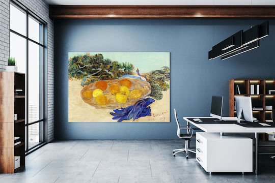 Still Life Oranges Lemons Картина Копие на Ван Гог Платнен 50x40см