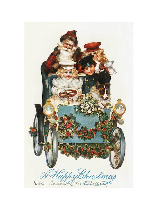 A Happy Christmas Ca.1900s From Miriam Ira D Wallach Division Art Prints Photographs Picture Collection Published Gemälde auf Leinwand 100x150cm