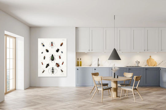 Collage Gemälde auf Leinwand 100x100cm