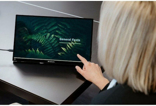 Verbatim PMT-15 IPS HDR Touch Φορητό Monitor 15.6" 4K 3840x2160