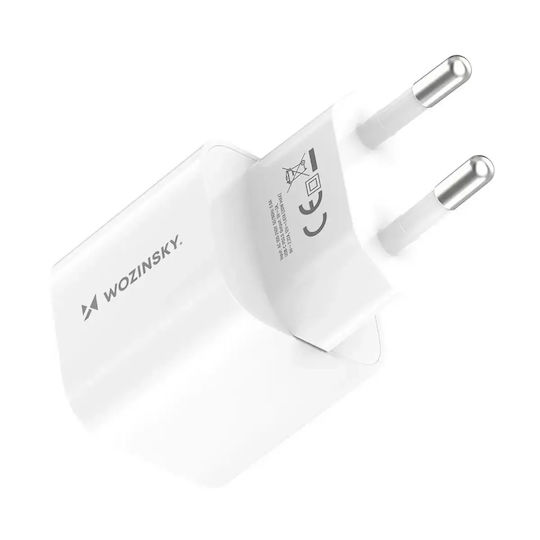Wozinsky Charger Without Cable with USB-C Port 20W Power Delivery White (CMWCS)