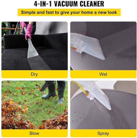 Vevor Vacuum Wet / Dry 1200W with Plastic Bin 20lt