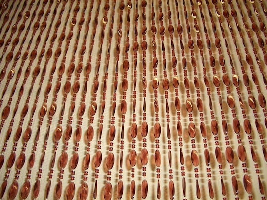 Sidirela Plastic Door Curtain Cognac 100x220cm 687256-20281