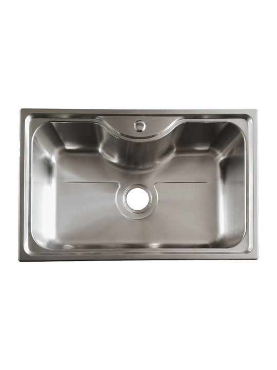 Boloco BL626 Drop-In Sink Inox Satin W79xD49cm Silver